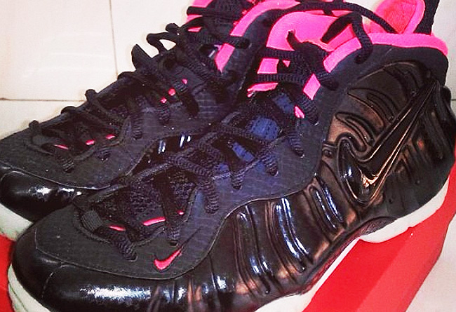 616750-001,黑粉泡,Foamposite Pro 616750-001 Nike Air Foamposite Pro Solar Red 黑粉泡更多实物图片