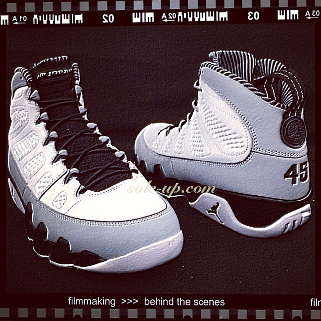 AJ9,伯明翰男爵队 AJ9伯明翰男爵队 Air Jordan 9 ＂Barons＂更多实物曝光