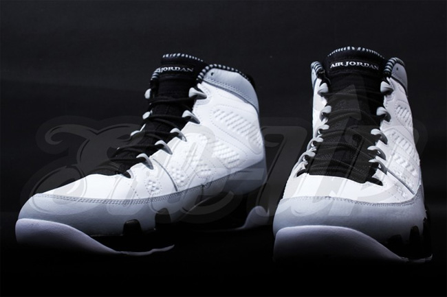 AJ9伯明翰男爵队,302370-106 AJ9伯明翰男爵队302370-106 Air Jordan 9 “Barons” 高清实物图赏