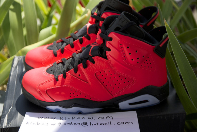 AJ6大红,384664-623 AJ6大红384664-623 Air Jordan 6 ＂Toro/Infrared 23＂ 更多实物图片