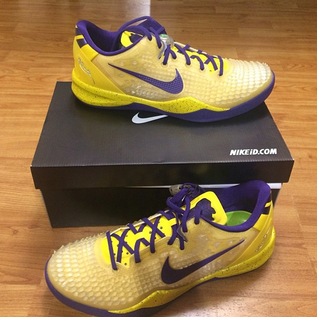 尼克,杨展示,杨,展示,蜕皮,鞋面,Kobe,NIKEiD,  尼克杨展示蜕皮鞋面 Kobe 8 NIKEiD
