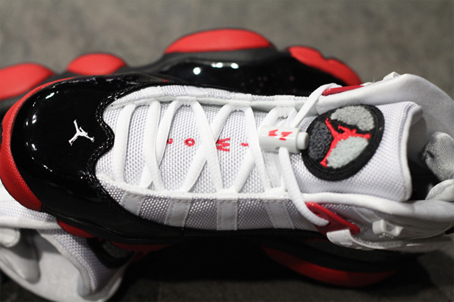 Jordan 6 Rings,Six Rings,32339 六冠王323399-119 女款 Jordan 6 Rings GS 白黑红配色实物图赏