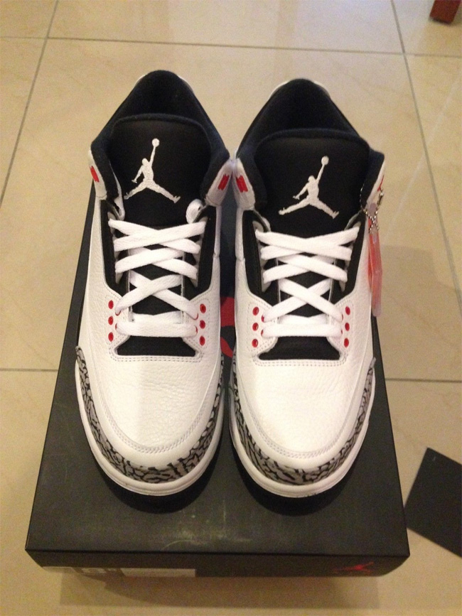 136064-123,AJ3 Infrared 23 AJ3 Infrared 23 136064-123 Air Jordan 3 ＂Infrared 23＂ 实物图赏
