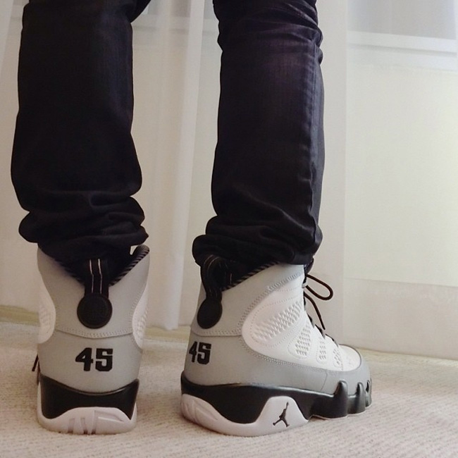 AJ9男爵,302370-106 302370-106 Air Jordan 9 ＂Barons＂ 上脚实拍