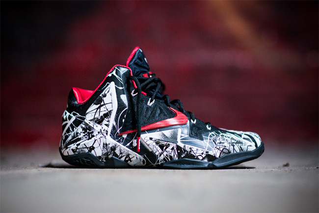 LBJ11,616175-100 LBJ11 616175-100 LeBron 11 ＂Graffiti＂ 涂鸦配色美图欣赏