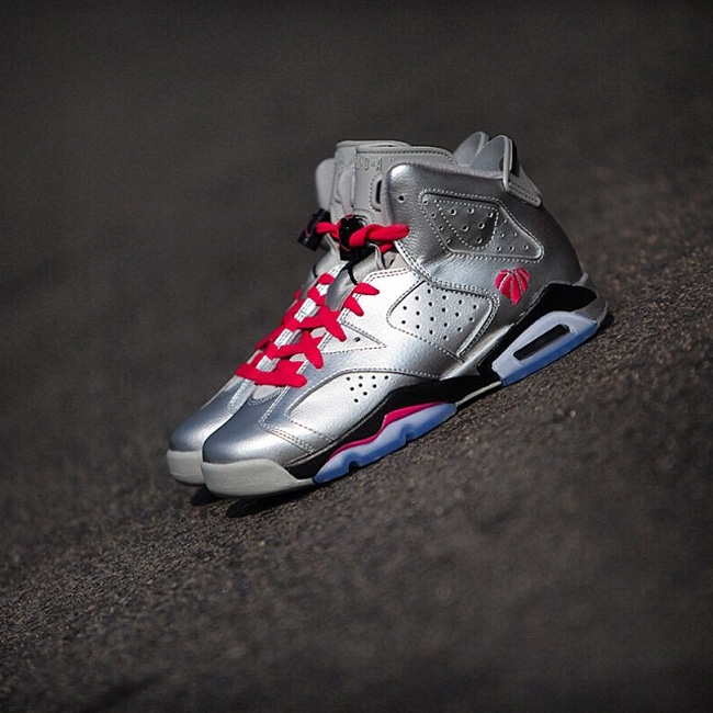 AJ6情人节,Air Jordan 6 GS AJ6情人节2014 2014 款 Air Jordan 6 GS 情人节配色高清图赏