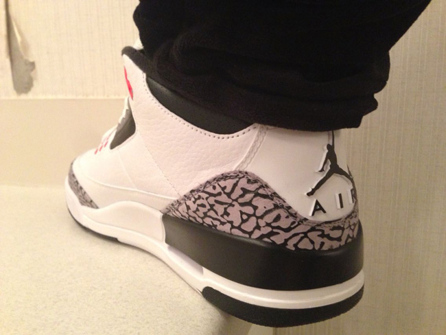 Air Jordan 3 Infrared 23,13606 AJ3红外136064-123 Air Jordan 3 ＂Infrared 23＂ 上脚实拍 & 实物图赏