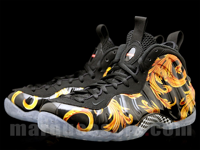 652792-001,Foamposite,Supreme 652792-001 Nike Air Foamposite One“Black Supreme”实物图赏