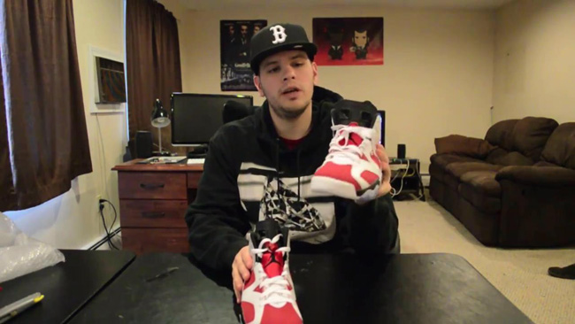 384664-160,AJ6胭脂红 AJ6胭脂红发售384664-160 【视频】Air Jordan 6 ＂Carmine＂ 胭脂红实物展示
