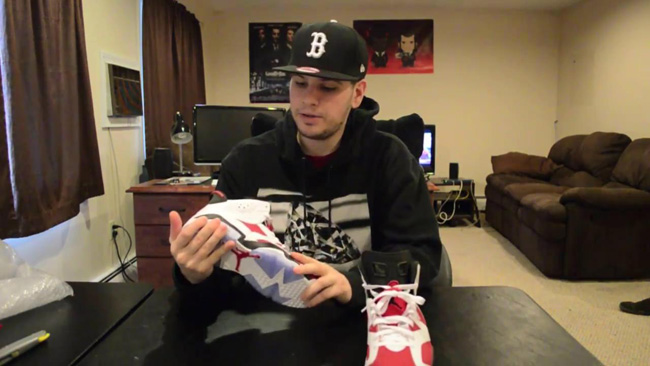 384664-160,AJ6胭脂红 AJ6胭脂红发售384664-160 【视频】Air Jordan 6 ＂Carmine＂ 胭脂红实物展示