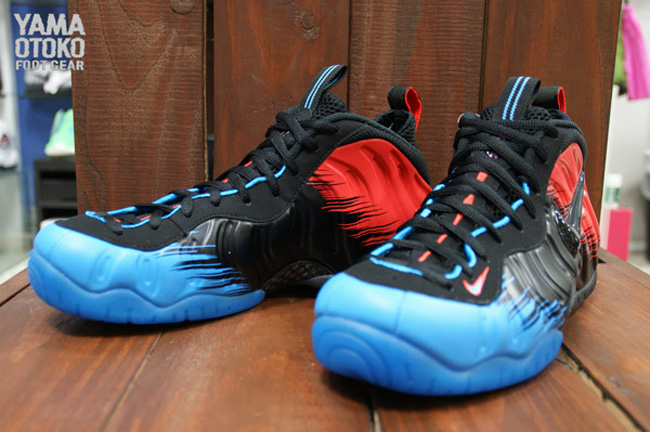 蜘蛛侠泡,616750-400,Foamposite 蜘蛛侠泡616750-400 Nike Air Foamposite Pro ＂Spider-man＂ 及其配套服饰即将