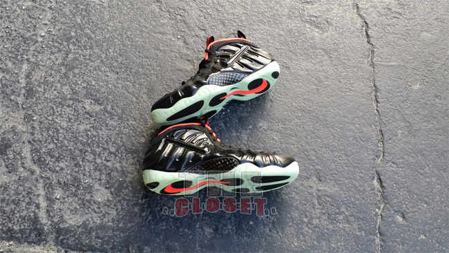 黑粉泡,616750-001,Foamposite Pro 黑粉泡616750-001 Nike Air Foamposite Pro ＂Solar Red＂ 更多实物实拍