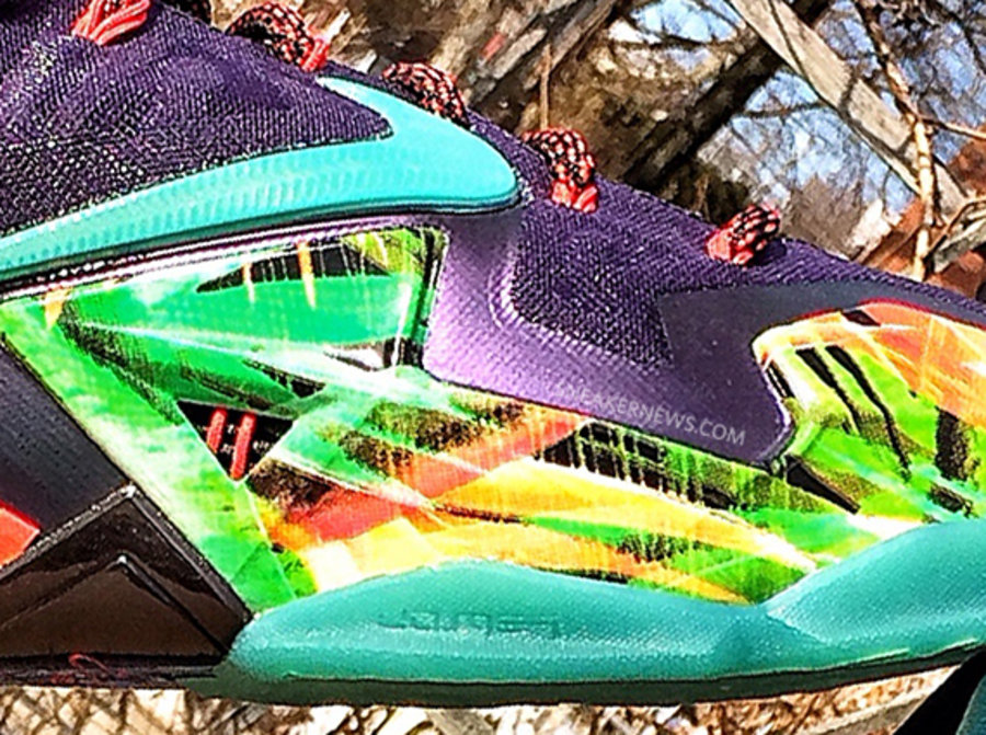 nike lebron 11 floral kings pride 5 Nike LeBron 11 Floral Sample