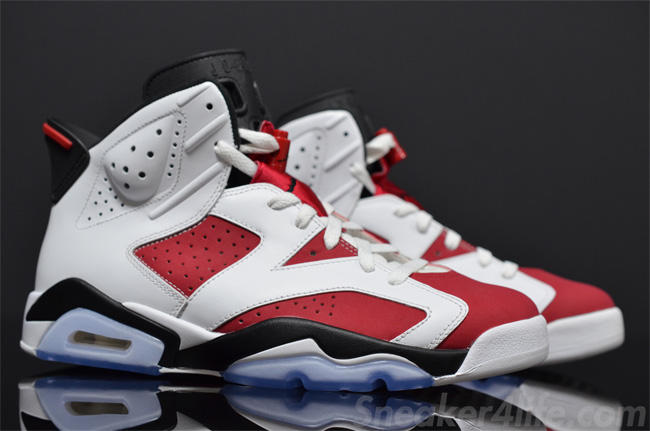 AJ6胭脂红,384664-160,Air Jordan 6 AJ6胭脂红384664-160 胭脂红 Air Jordan 6 ＂Carmine＂ 美图欣赏
