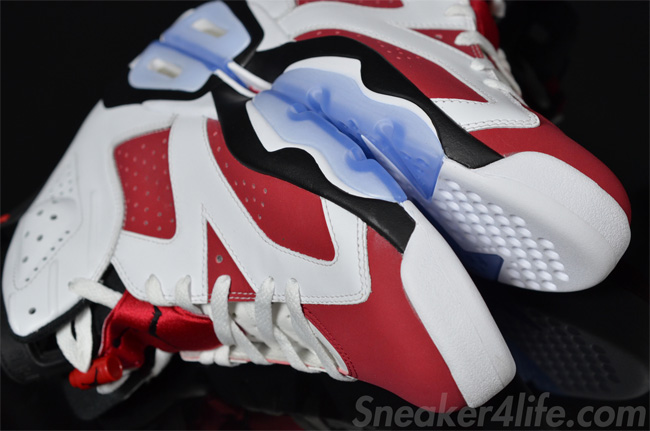 AJ6胭脂红,384664-160,Air Jordan 6 AJ6胭脂红384664-160 胭脂红 Air Jordan 6 ＂Carmine＂ 美图欣赏