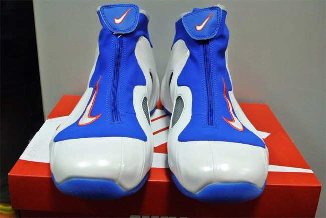 Flightposite,尼克斯,Knicks 阿兰·休斯顿PE复刻 Nike Air Flightposite 2014 ＂Knicks＂ 更多实物曝光