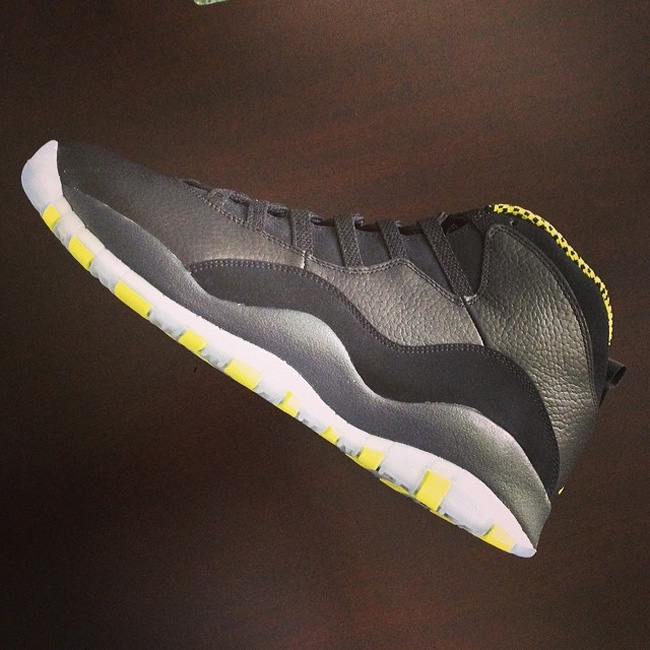 AJ10毒液,310805-033,Air Jordan 1 AJ10毒液310805-033 Air Jordan 10 ＂Venom Green＂更多实物曝光
