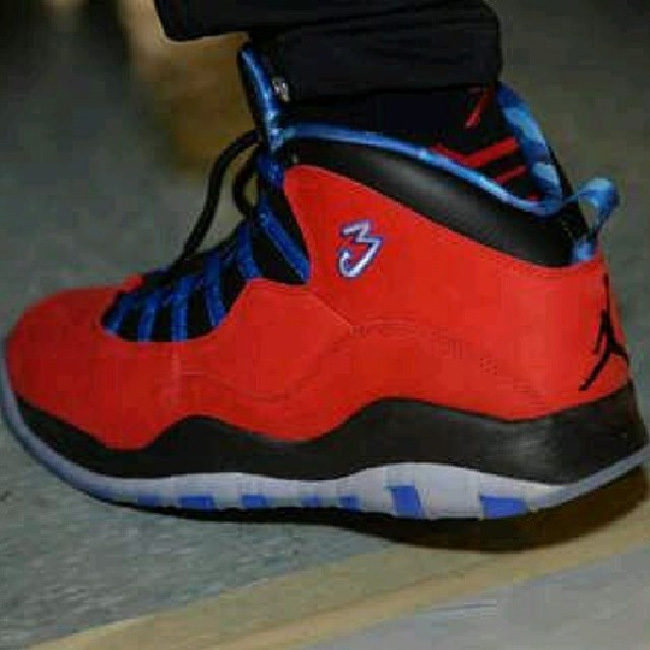 AJ10,Air Jordan 10,PE球鞋,快船队配色 AJ10 克里斯保罗上脚快船队配色 Air Jordan 10 PE