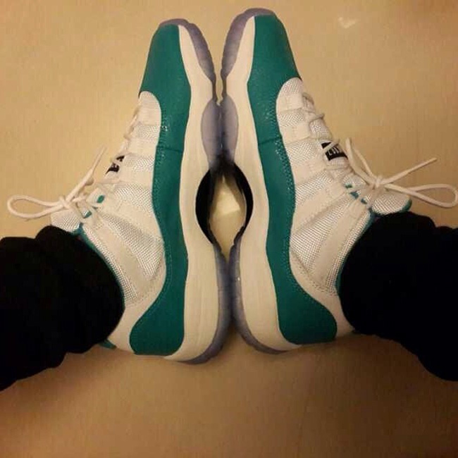 AJ11 LOW,Air Jordan 11 Low AJ11 LOW Air Jordan 11 Low GS ＂Aqua Safari＂ 上脚实拍