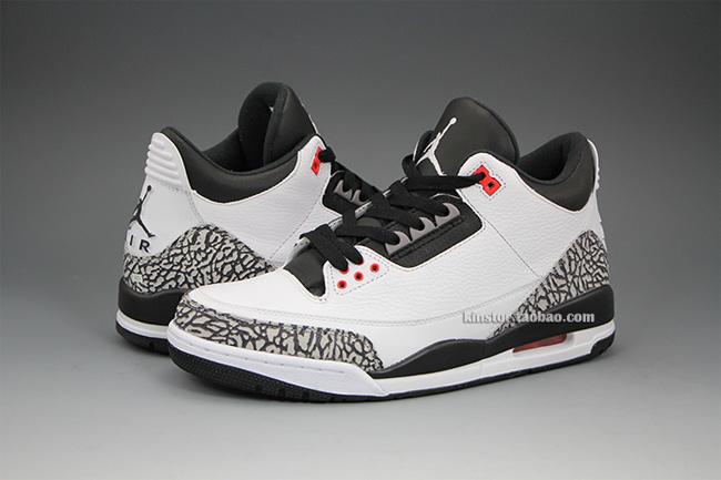 AJ3,136064-123,Air Jordan 3,In AJ3 136064-123 Air Jordan 3 ＂Infrared 23＂ 更多实物图赏