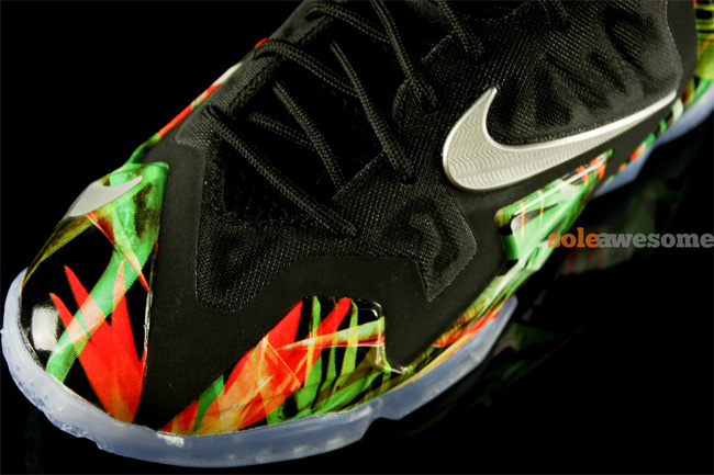 LBJ11,LeBron 11,621712-006 LBJ11 621712-006 LeBron 11 GS “Reverse Kings Pride”实物图赏