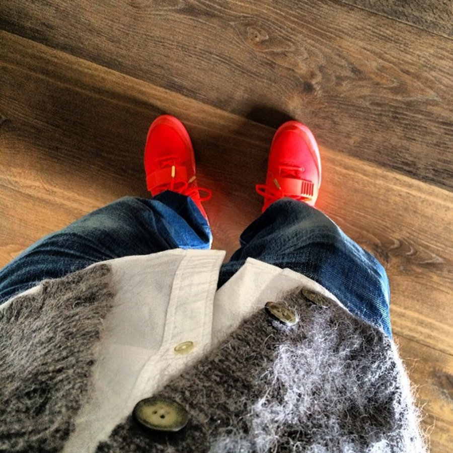 Nike Air Yeezy 2 Red October,红 红椰子2官网发售 余文乐上脚 Nike Air Yeezy 2 ＂Red October＂