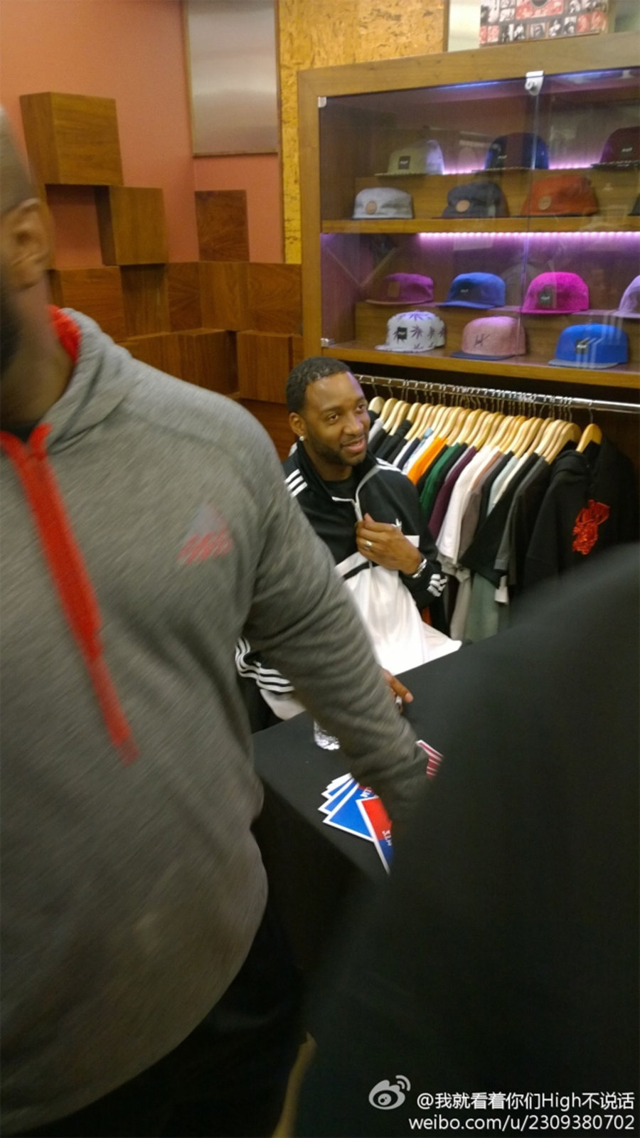 T-Mac 3,adidas T-Mac 3 鸳鸯配色 麦蒂到场，adidas T-Mac 3 ASG 美国首发现场照片