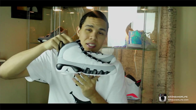 AJ9男爵,302370-106,Air Jordan 9, AJ9男爵302370-106 【视频】Air Jordan 9 ＂Barons＂ 实物赏析