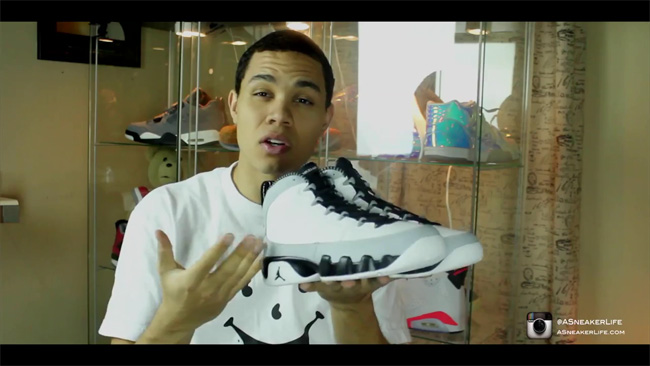 AJ9男爵,302370-106,Air Jordan 9, AJ9男爵302370-106 【视频】Air Jordan 9 ＂Barons＂ 实物赏析