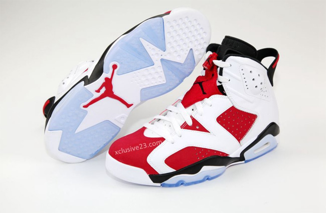384664-160,AJ6,Air Jordan 6,AJ AJ6胭脂红384664-160售价 胭脂红 Air Jordan 6 ＂Carmine＂ 高清图赏