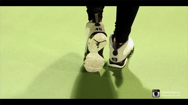 AJ10,Air Jordan 10,男爵,Barons,3 AJ9男爵302370-106 【视频】Air Jordan 9 ＂Barons＂ 上脚实拍