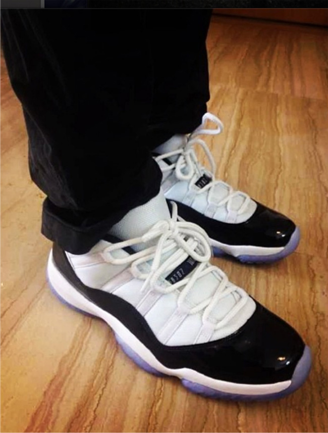 AJ11 Low,528895-033,Air Jordan AJ11 Low 528895-153 Air Jordan 11 Low “Concord”上脚实拍