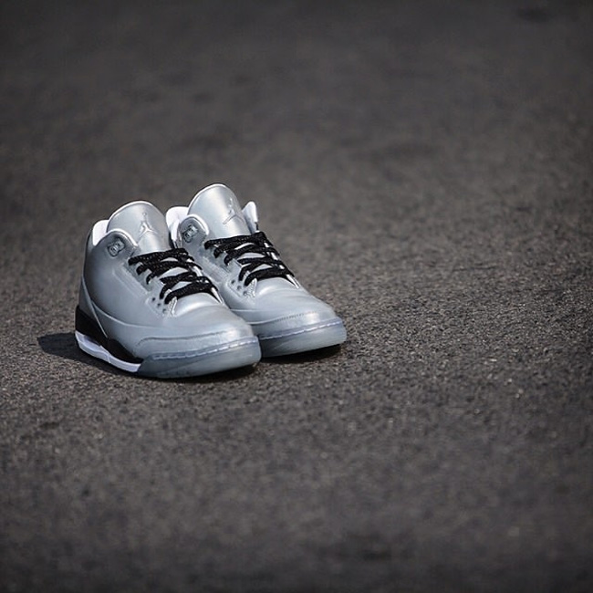 631603-003,AJ3,Air Jordan 3,5L AJ3全反光631603-003 Air Jordan 5Lab3 美图欣赏