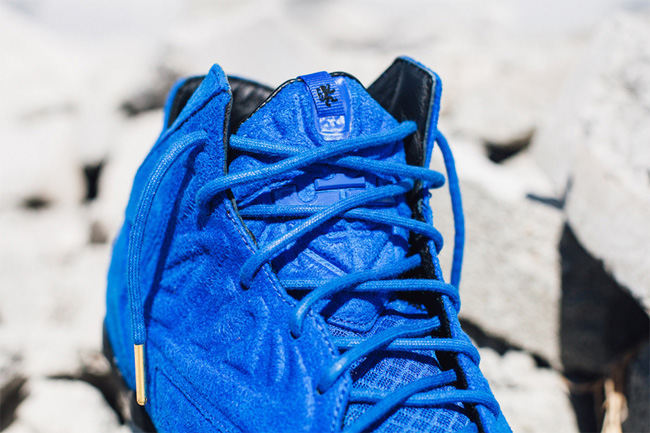 LBJ11,LeBron 11,EXT LBJ11蓝色麂皮 LeBron 11 EXT ＂Blue Suede＂ 高清图赏