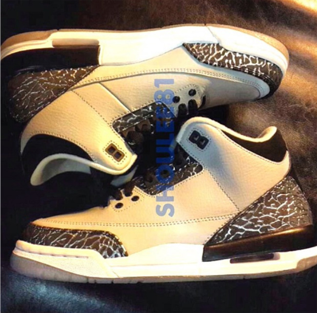 136064-004,AJ3,Air Jordan 3 AJ3灰狼136064-004 Air Jordan 3 “Wolf Grey” 更多实物曝光