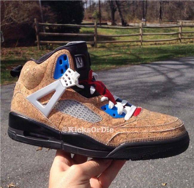 斯派克李,AJ,Spizike 斯派克李 Air Jordan Spizike “Cork” Sample 实物曝光
