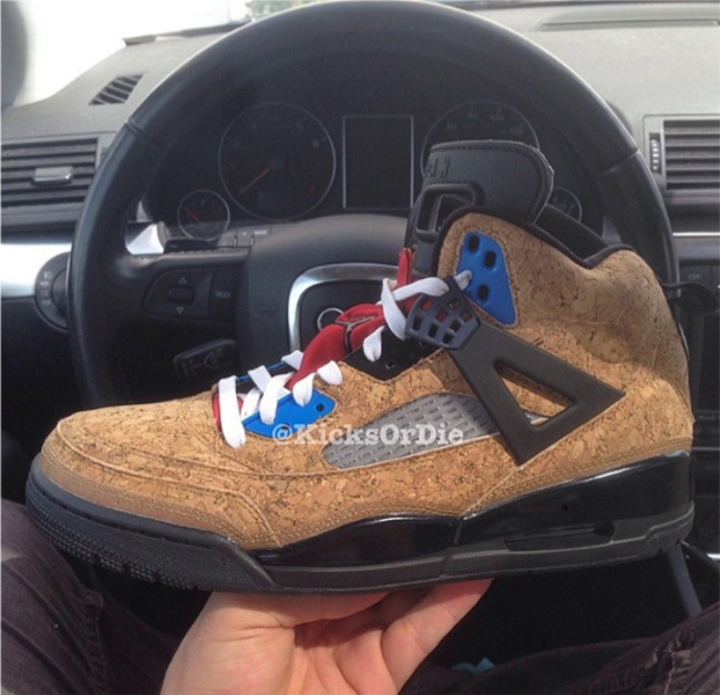 斯派克李,AJ,Spizike 斯派克李 Air Jordan Spizike “Cork” Sample 实物曝光