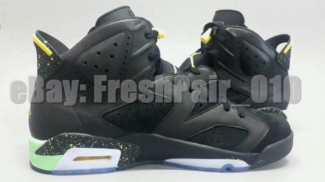 688446-020,AJ6,Air Jordan 6 AJ6毒液688446-020 Air Jordan 6 “Venom Green” 更多实物图赏