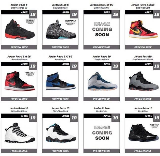 补货,Air Jordan,AJ AJ 2014发售信息 Eastbay 即将大规模补货 Air Jordan 正代热门鞋款