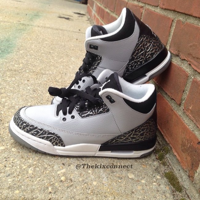 AJ3,Air Jordan 3,136064-004 AJ3 136064-004 Air Jordan 3 ＂Wolf Grey＂ 更多实物图赏