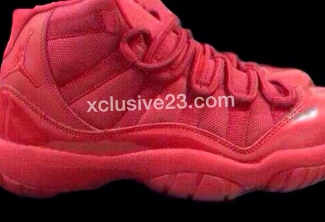 AJ11,Air Jordan 11 AJ11 Air Jordan 11 全红配色实物曝光