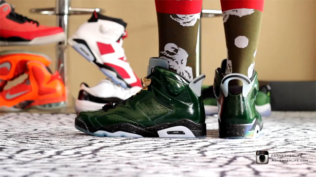 AJ6,Air Jordan 6,384664-350,冠军 AJ6冠军香槟384664-350发售日期 【视频】Air Jordan 6 “Champagne” 上脚实拍