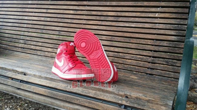 AJ1,麂皮,Air Jordan 1,555088-601 AJ1麂皮555088-601 Air Jordan 1 High OG ＂Gym Red＂ 实物图赏