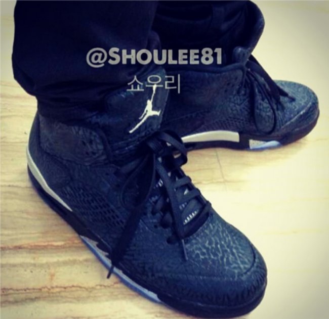 AJ5,Air Jordan 5,3Lab5,555088- AJ5银灰555088-023 Air Jordan 3Lab5 “Metallic Silver” 上脚展示