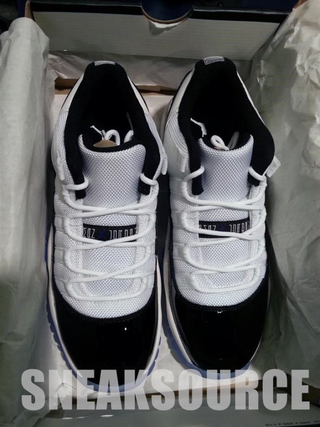 528896-153,AJ11,AJ11 Low,Air J AJ11女款女鞋528896-153 女款 Air Jordan 11 Low “Concord” GS 实物图赏