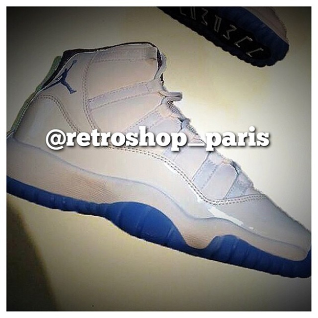 AJ11,Air Jordan 11 AJ11 Columbia Air Jordan 11 ＂Legend Blue＂ 更多实物曝光