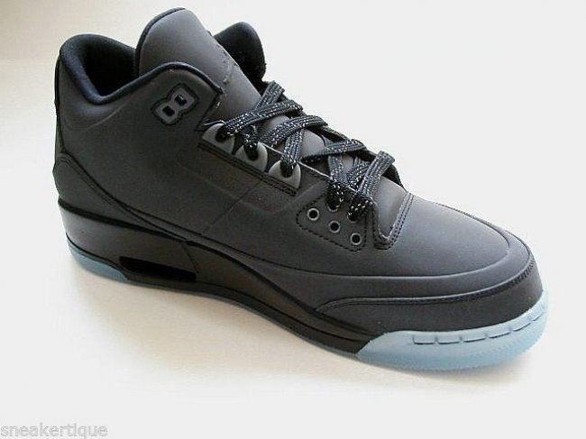AJ3,Air Jordan 3,5Lab3,631603- AJ3 631603-010 Air Jordan 5Lab3 ＂Black＂ 清晰图赏 & 反光效果展示