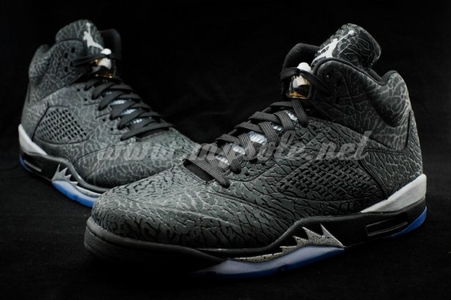 555088-023,AJ5,Air Jordan 5,3L AJ5全爆裂555088-023 Air Jordan 3Lab5 “Metallic Silver” 高清实物图赏