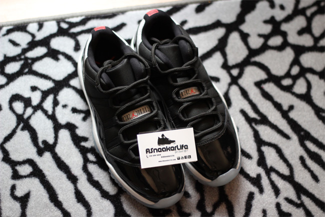 AJ11,Air Jordan 11,AJ11 Low,52 AJ11低帮528895-023 Air Jordan 11 Low “Infrared 23” 高清实物展示
