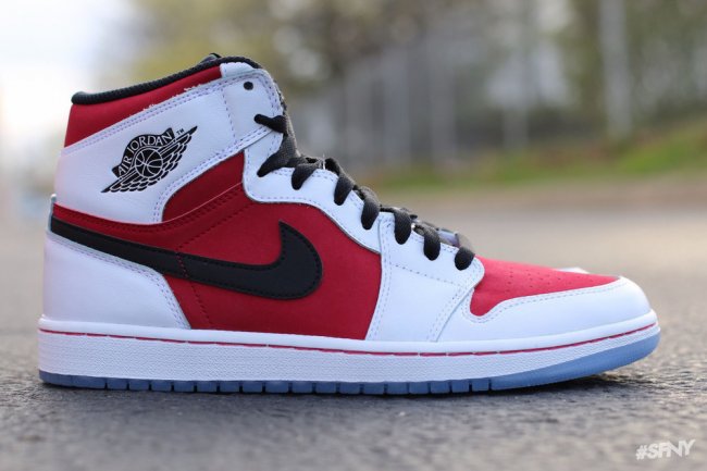 AJ1,Air Jordan 1,555088-123 AJ1元年555088-123 胭脂红 Air Jordan 1 OG ＂Carmine＂ 高清图赏